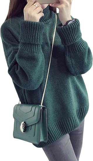 Amazon Aisaidunレディース ニット セーター トップス レディース 春 秋 ニット セーター カジュアル ニット セーター カットソーグリーン セーター 通販