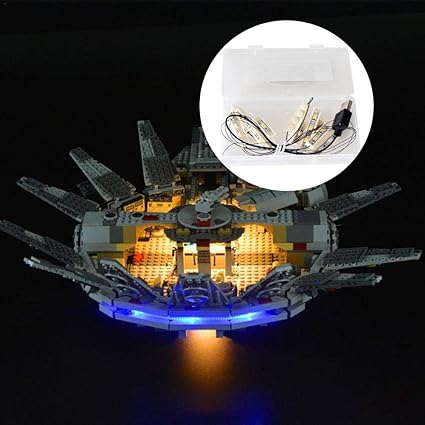Motto.H Star Wars Lego, 75105 Star Wars Millennium Falcon, USB-LED-Licht-Kit NUR für Lego Star Wars
