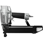 Metabo HPT 16 Gauge Crown Stapler, Pneumatic Staple Gun, N5010A | Fastens Insulation &amp; Subfloor, 3/4 to 2 Inch Capacity, Fits Standard Nails, Pro-Grade Fastening Tool