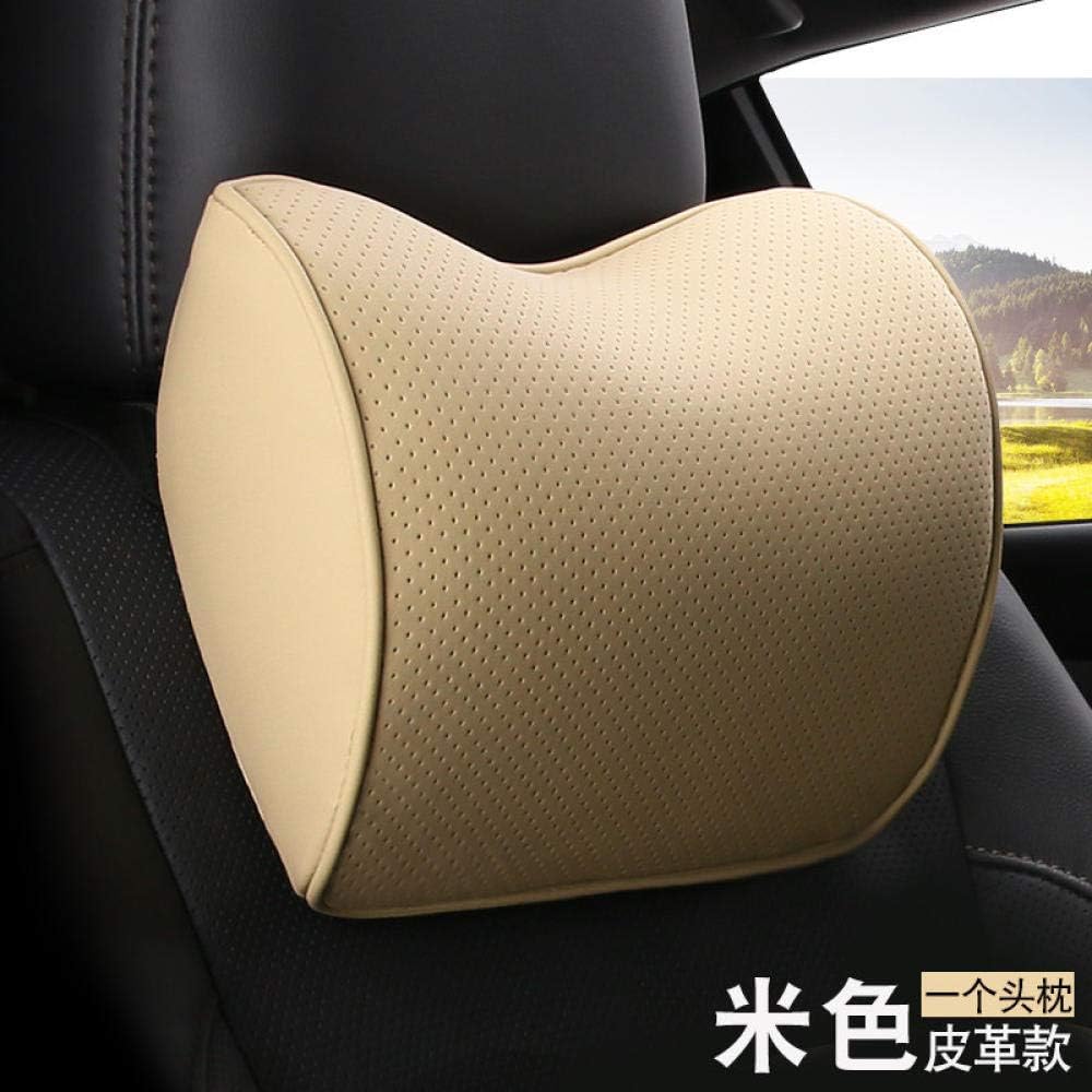 yanhw New Leather car Latex headrest Neck Pillow Four