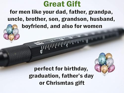 Uzi Tactical Utility Pen Features Screwdriver, Stylus, Ruler