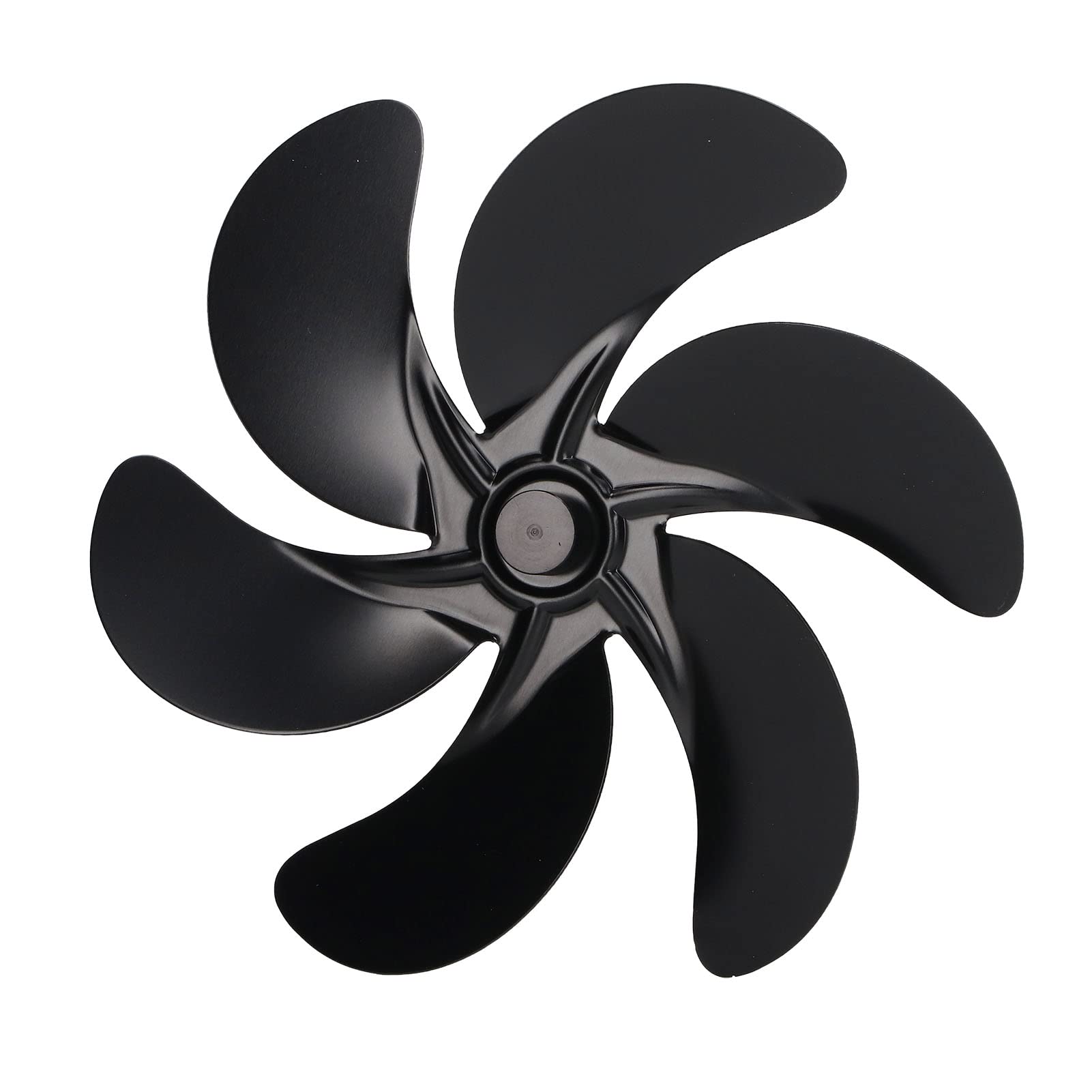 SEAFRONT Aluminum Alloy Stove Fan Fireplace Fan Blade Replacement Stove Fan Blade Circulating Warm Air Fan Replacement Parts (6 Blades), SEAFRONTK8YXGOG564-12