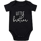 OYQA Little Brother Bodysuit for Baby Little Bro Baby Bodysuit Lil Bro Babies Clothes