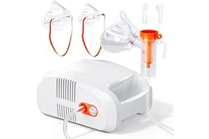 COYANAA Nebulizer (Direct Patient Interface),Jet Nebulizer, with Adults and Kids Mouthpiece, efficiently Delivering and Silence for Home use