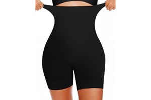 BESTENA Tummy Control Shapewear Shorts, High Waisted Body Shaper | Girdle shapewear shorts smooth the tummy and thighs with h