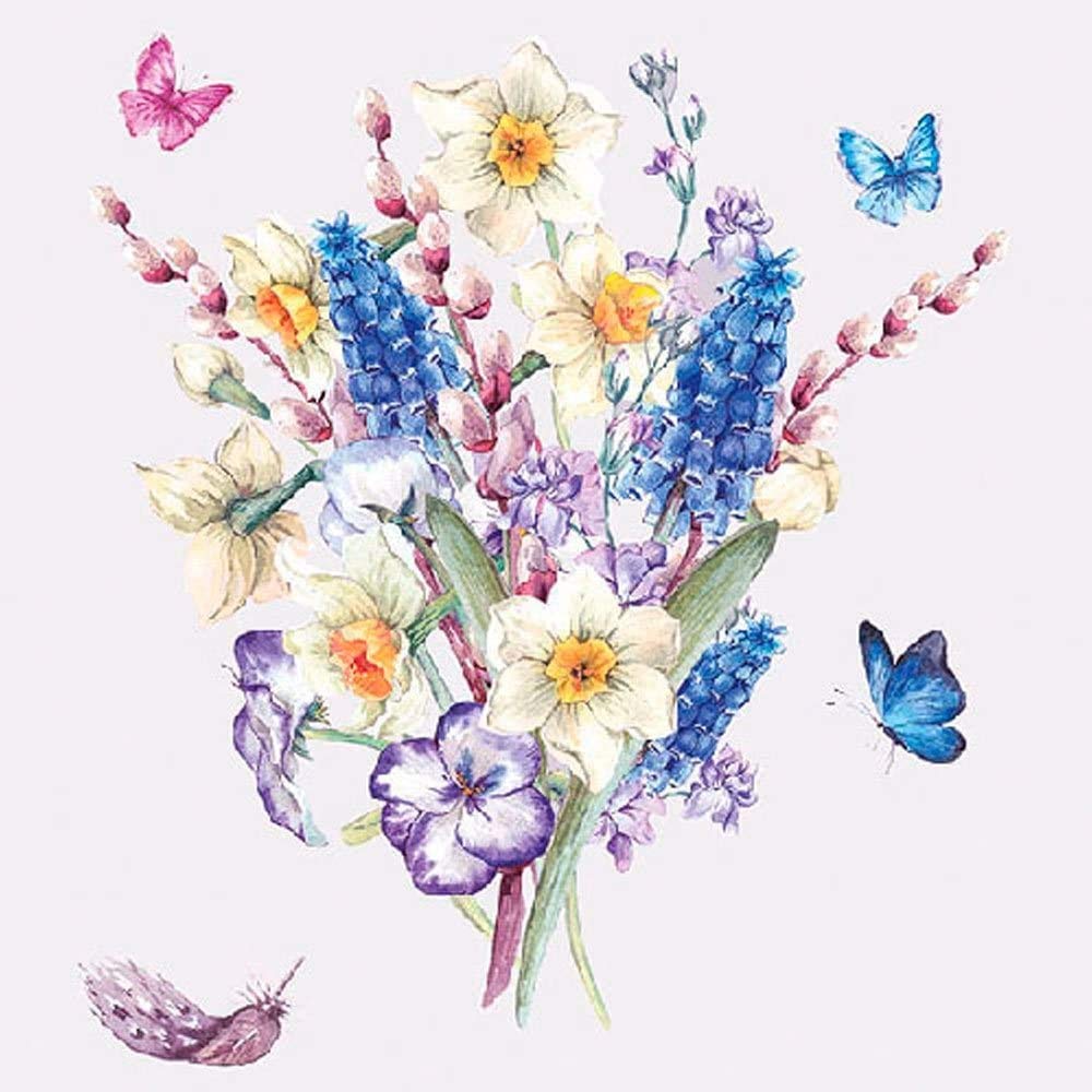 Ambiente Paper Napkins Lunch / Party Appro. 33x33cm Muscari Mix