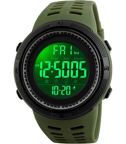 Orologio sportivo digitale impermeabile da uomo Italia