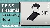 NordicTrack T Series Treadmills Nordictrack 5% incline 16 km/h 51x140 belt view 5
