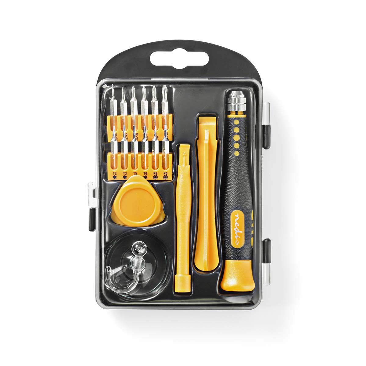 Invero 17 in 1 Cell Phone Toolkit - Ideal Disassembly and Repair Tool Screwdriver Set for PCs, Smartphones, Tablets and Other Electronic Devices