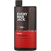 Every Man Jack Body Wash and Shower Gel Cedarwood, 16.9 Ounce