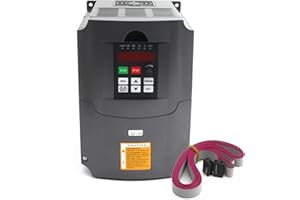 RATTMMOTOR Variable Frequency Drive 4KW 220V VFD Drive 5HP Inverter Spindle Motor Speed Controller Converter Single Phase Input, 3 Phase Output 18A+VFD Extension Cable for CNC Router Milling Machine