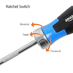 Amazon Basics 12 Piece Ratcheting Magnetic