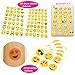 Emoji Party Favors Supplies Faces Jumbo Pack, Coil Springs (Slinkies), Balloons, Stickers, Rubber Wristbands Bracelets, Favor Goodie Bags, foci cozi Bulk Set Stuff Toys Gifts for Kids Children