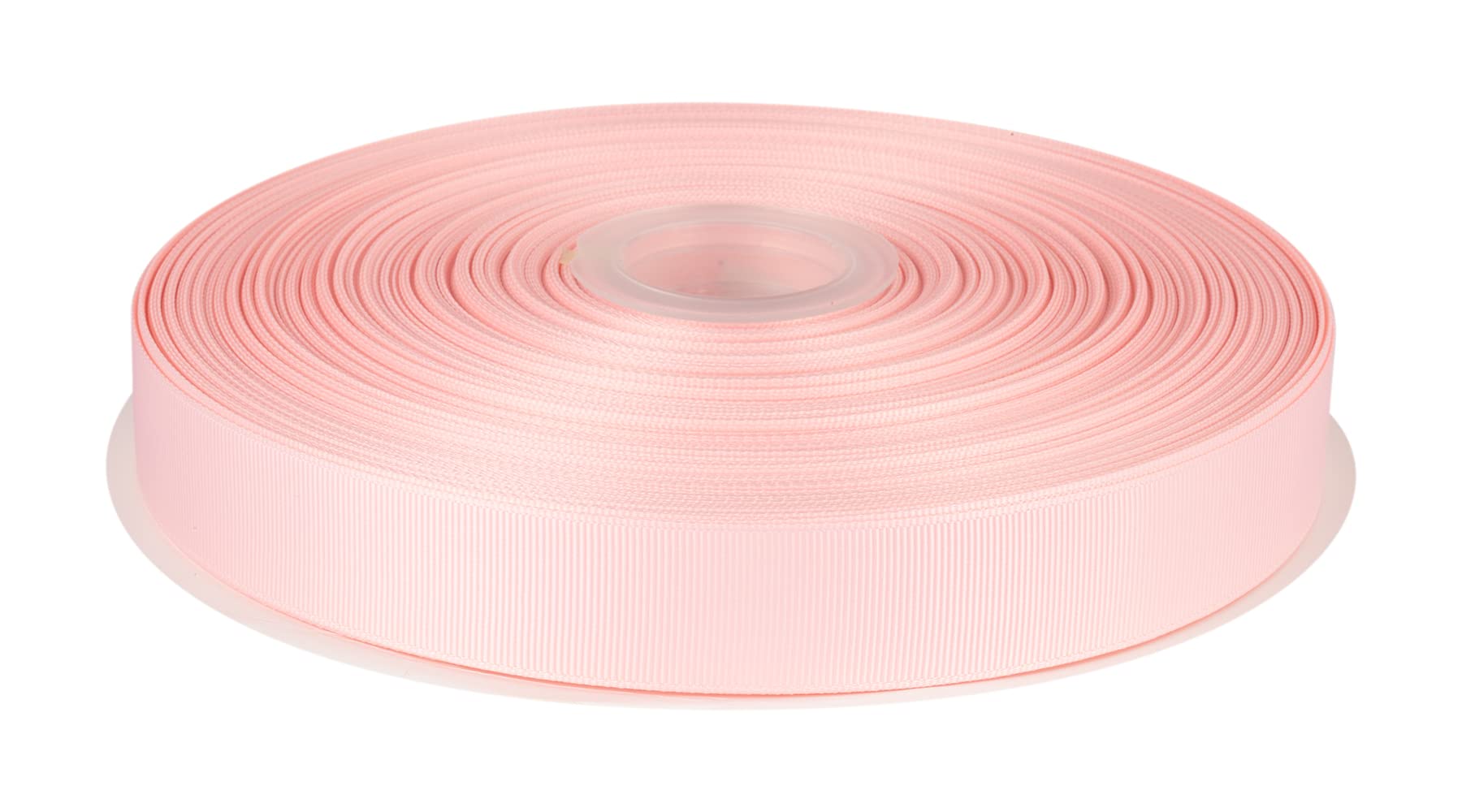 Fondersy 25mm X 91M Solid Grosgrain Ribbon for Gift Wrapping, Parties, Wedding Decoration, Crafts Sewing(Lt. Pink)