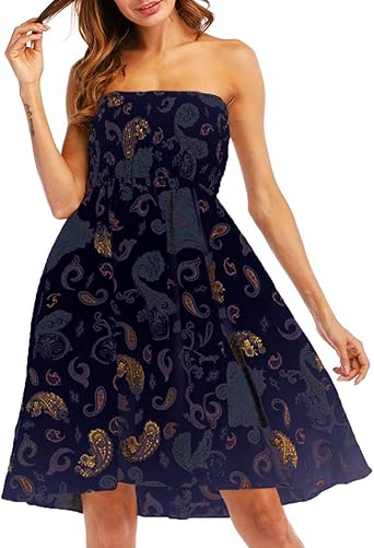 strapless beach dresses uk