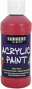 Sargent Art 22-2320 8-Ounce Acrylic Paint, Red