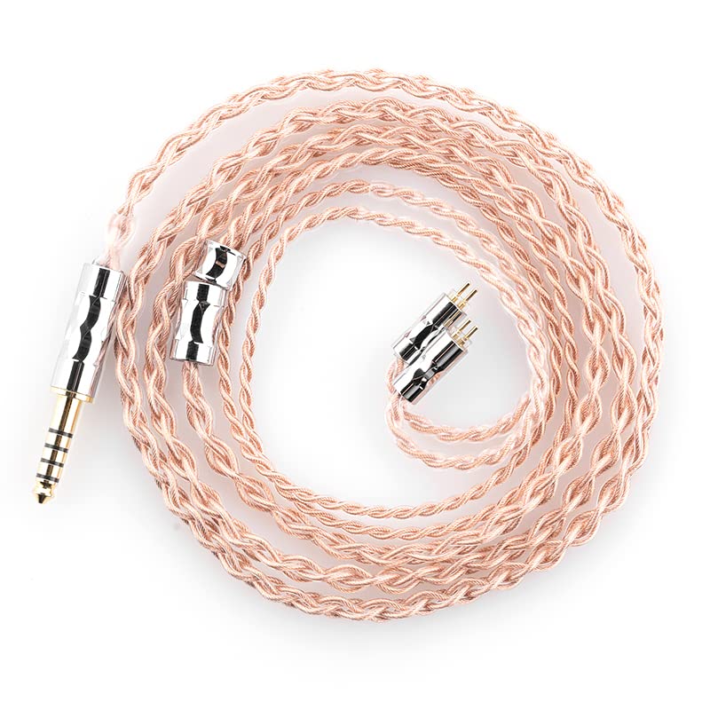 Fanmusic LINE T 6N OCC Single Crystal Copper 196-Core Litz Structure Earphone Upgrade Cable 0.78mm 2Pin 4.4mm Balanced Cable