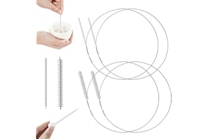 4 Pieces Feeding Tube Brushes, Cleaning Brushes, 32 Inches Long with Soft Nylon Bristles Head, Suitable for Cleaning Feeding 