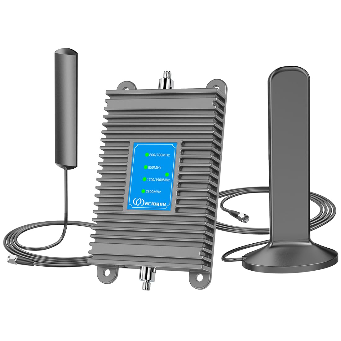 Photo 1 of Cell Phone Signal Booster for Cars, Trucks, RVs, Vehicles 5G 4G LTE Cell Signal Booster, Supports All US Carriers: AT&T, Verizon, Cricket, Sprint & More, FCC Approved (Grey)