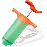 CooB Injector 45 ml / 1.5 oz for Soft Plastic Plastisol Fishing Lure Molds | Durable Hard Plastic, Heat Resistant Light and Compact Fishing Bait Lure Mold Injector.