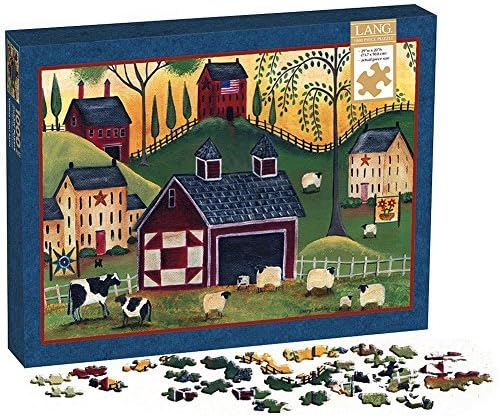 Lang Sunrise Quilt Barn By Cheryl Bartley Puzzle (1000Piece)