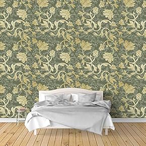 Wall Murals for Bedroom Beautiful Chinese Traditional Pattern Removable Wallpaper Peel and Stick Wall Stickers - 66x96 inches