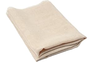 Flushbay Speaker Grill Cloth Linen Speaker Fabric Protective Dustproof Mesh Cloth Stereo Fabric Replacement for Home Stage Speakers, Media Cabinet, KTV Box-Two Layers(50 * 146cm-Beige)