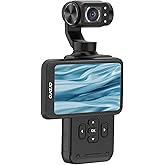 ORDRO M5 5K Pocket Camera | Action Camera | 3-Axis Gimbal Stabilization | 3.5-inch Rotating Touch Screen | IR Night Vision | Wide Angle | Long Battery Life| 4K Handheld Camcorder for YouTube Vlogging