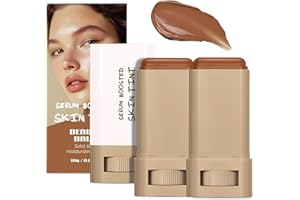 GEBUTP Foundation Stick Beauty Balm Serum Boosted Skin Tint, Solid Tinted Moisturizing Contour Stick Foundation Face for Women,Splendor Serum Boosted Skin Tint Balm