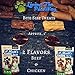 A Mutt's Story Bite Size Pieces Naturally Slow Smoked Gourmet Chicken Sausage Dog Jerky Treats | Gluten Free, No Corn or Soy | Crafted in Small Batches Healthy Tender Soft Dog Treats Made in The USA