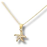 Starfish Necklace, Star Fish Pendant, 925 Silver Jewelry, Oceanic Necklace, Oceanic Pendant, Summer Jewelry, Handmade Jewelry, Gift for All