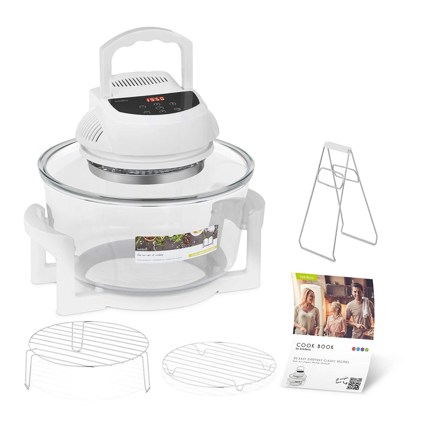 Bredeco 12L Digital Halogen Oven Cooker Convection Cooking Pot Ebook