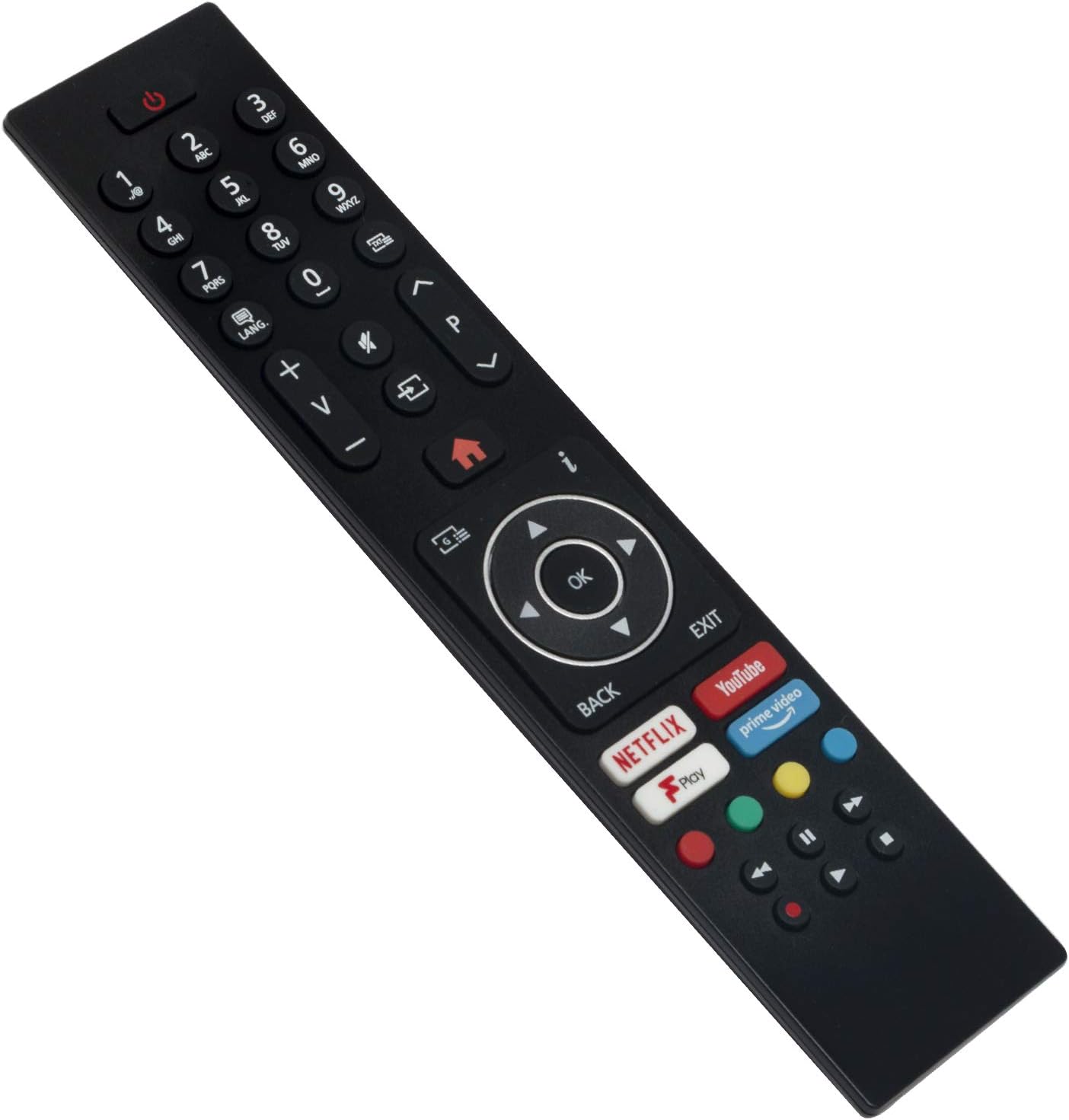 VINABTY RC43137P Remote Control Commander fit for Logik L32SHE19 32" Smart HD Ready LED TV RC-43137 RC43137P LUX0140006/01 LUX0143006/01 - Image 4