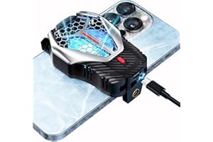 ACEDAYS Phone Cooler, Phone Cooling Fan with Semi-Conductor Cooling Chip, Universal Cellphone Radiator for Tiktok Live Streaming, Outdoor Vlog, Mobile Gaming.