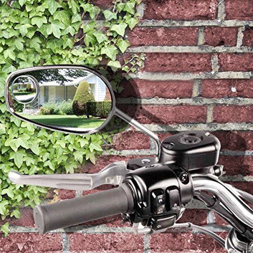 image for Car Round Blind Spot Mirror-Zone Tech Thin Universal Fit-2 inch Stick 