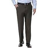 Haggar Men's Premium Comfort Classic Fit Flat Front Dress Pant - Regular and Big & Tall