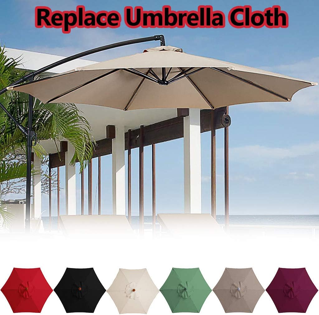 Amazon Com Unbraned Patio Umbrella Cover Waterproof Dustpoof Lightweight Parasol Canopy Covers Offset Replacement For Outdoor Garden Beach Umbrellas Garden Outdoor