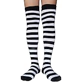 spomei Over Knee Socks for Women Extra Long, Cotton Blend Thigh High Sock Stretch, Warm & Breathable for Daily Wear U-W-3