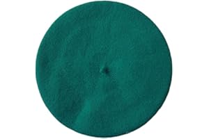 JOYHY Women's Solid Color Classic French Style Beret Beanie Hat