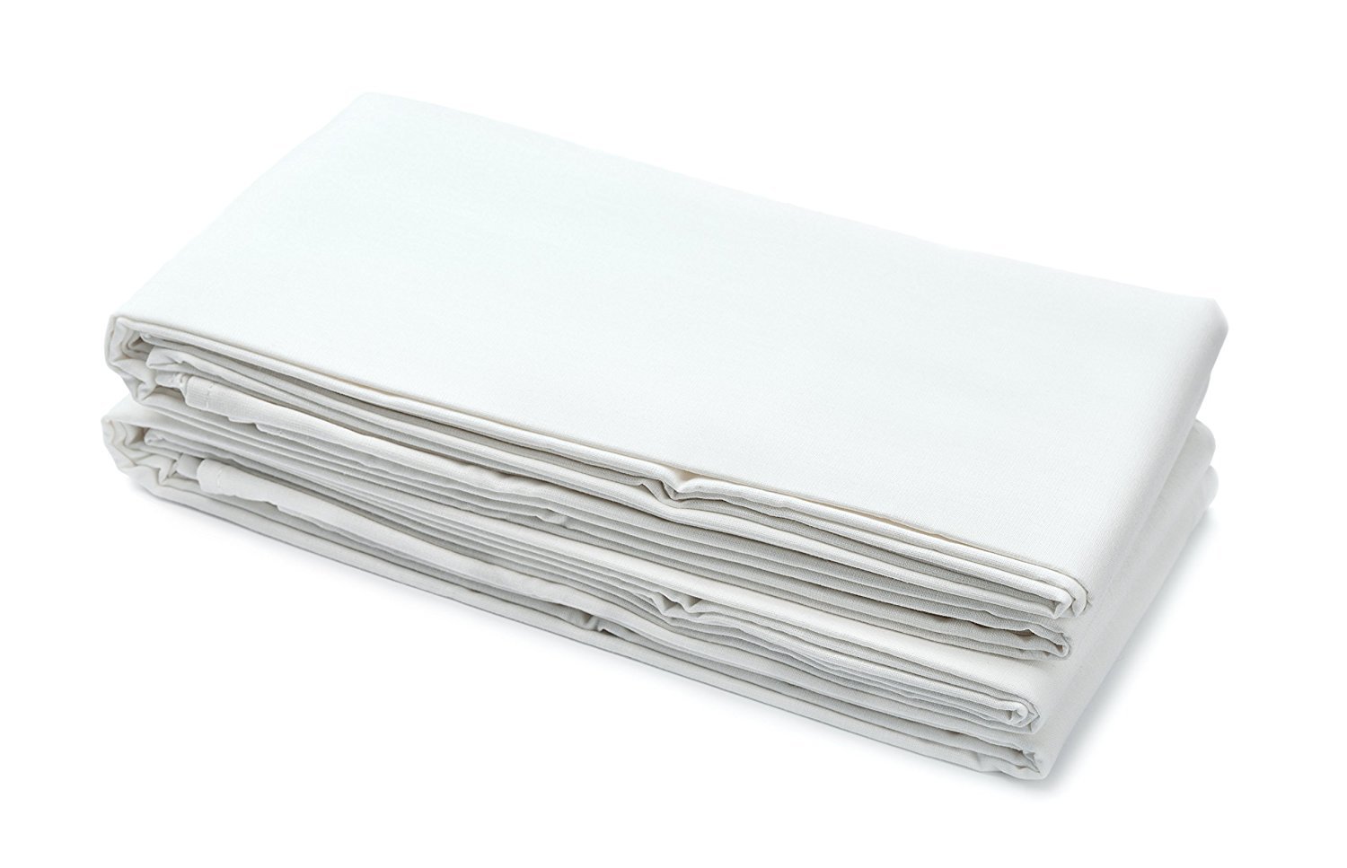 Pack of 12 - USA Made - Fitted Bottom Bed Sheets for Twin XL, Bunk, Dorm, Spa, Hospital Mattresses - 38" x 80" x 9" - 50/50 Cotton/Polyester Blend - FS