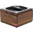 Knock Box Espresso - Coffee Knock Box and Tamp Station for Espresso Coffee Grounds Puck, Tamping Station Large Capacity Non-Slip Base Stainless Steel Dump Bin Barist Tools Quiet Design