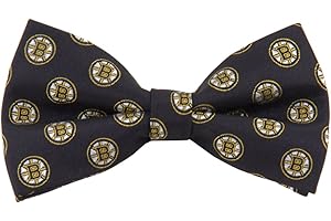 Eagles Wings Bruins Repeated Logo Bow Tie - Boston Hockey Team Ties