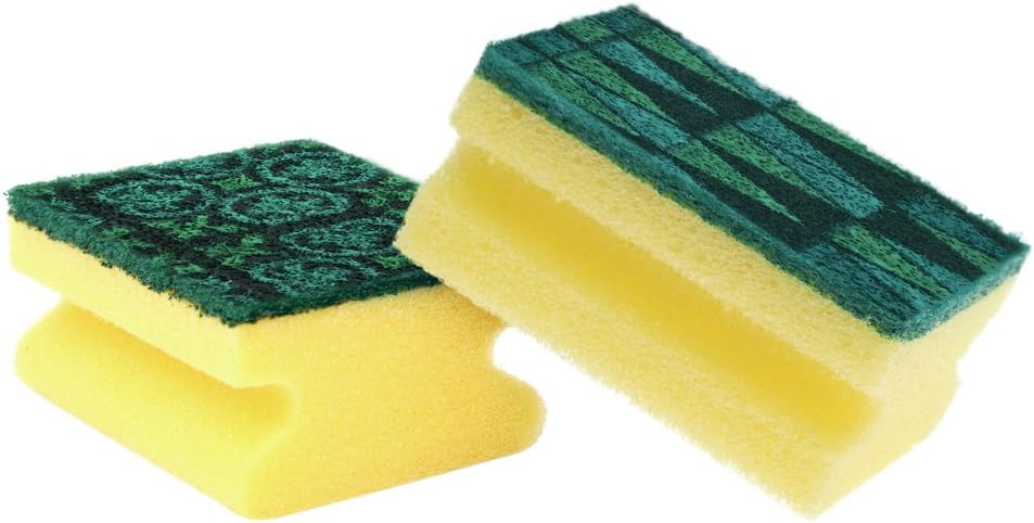 Spontex 2 Washups Mosaik Sponge Scourers, 10 Packs (20 Sponge Scourers) - Image 3
