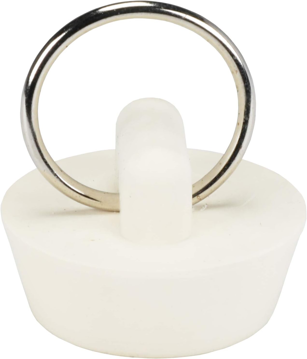 Danco 1-3/4-Inch Rubber Drain Stopper, White, Carded, 88272 - - 