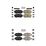 AmeriBRAKES Front Rear Ceramic Disc Brake Pads Kit