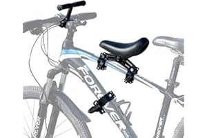 NELOMO Front Mounted Bicycle Seats for Children Kids Handlebars Foot Pedals Set Mountain Bike Child Seat Kids Bike Seat Suitable for MTB and City Bicycles