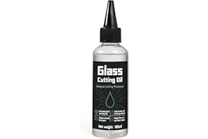 1DFAUL 100ml Glass Cutting Oil Reduce Friction & Breakage, Extend Tool Life, Glass Cutter Oil for Any Cutter Tool, Cutting Ti