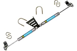 RealTruck SUPERLIFT SUSPENSION High Clearance Dual Stabilizer Kit for Jeep Wrangler JK | Bilstein 5100 Series Cylinders | 92105 | Fits 2007-2018 Jeep Wrangler JK / JKU with 1.5" of Lift or Higher