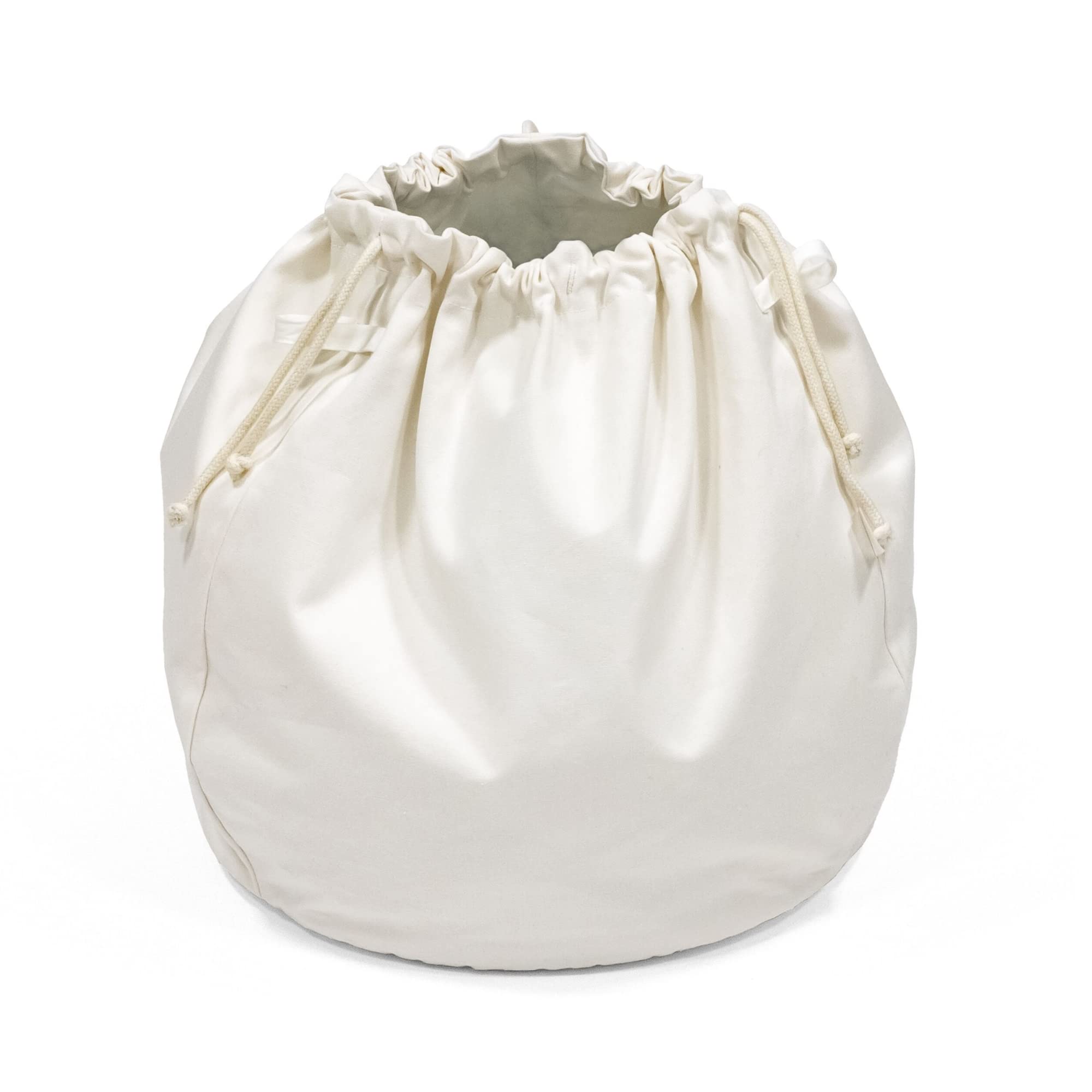 Stokke MuTable Storage Bag, Neutral - 2023 Redesign - For Small to Medium-Sized Toys - Made of Soft Cotton + Breathable Mesh - Lightweight, Easy to Carry & Machine Washable