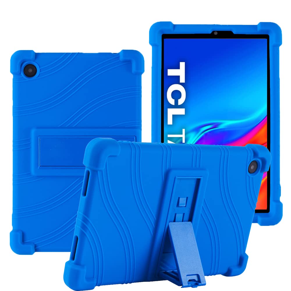 YHFZR Case for TCL Tab 8, Soft Kid Friendly Light Weight Build in Kickstand Protective Case for TCL Tab 8 8 Inch, Dark Blue